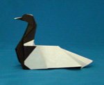 origami bird loon