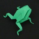Traditional Origami Frog