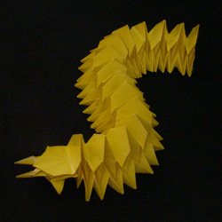 origami animals caterpillar insect bug