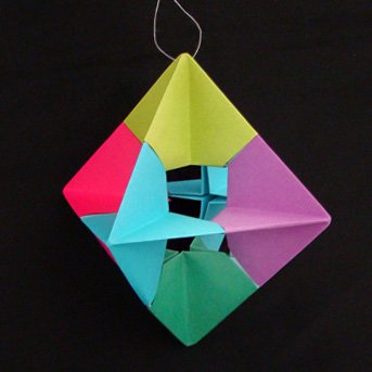 origami christmas ornaments