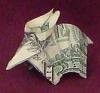 money origami armadillo
