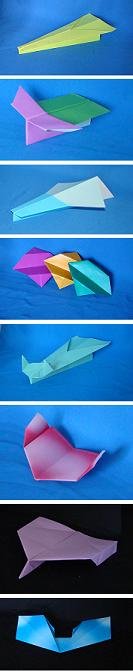 making paper origami airplanes