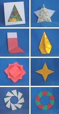 origami Christmas decorations LaFosse