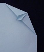 origami page corner