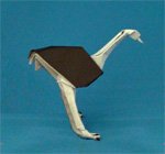 origami birds ostrich