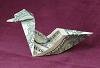 money origami swan