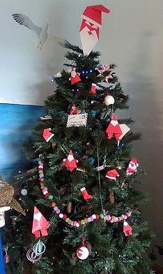 origami Christmas tree