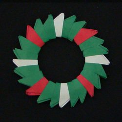 origami wreath