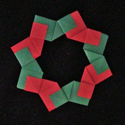 origami wreath