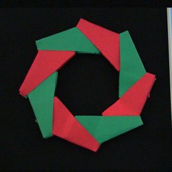 origami wreath