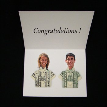 origami graduation card