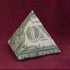 dollar bill tetrahedron