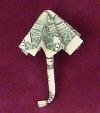 money origami umbrella