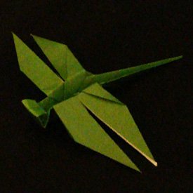 origami dragonfly