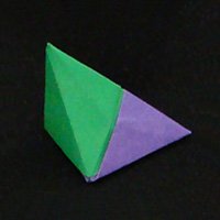 modular origami Pyramid