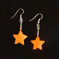 lucky star decoration earrings