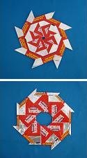 chocolate wrapper origami