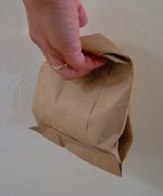 brown paper bag handle
