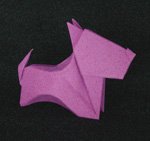 origami dog