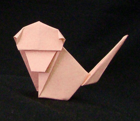 origami monkey.
