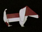 origami dog