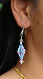 Fluted Diamond Earrings