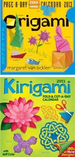 page-a-day origami calendars