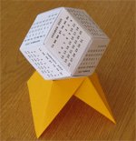 origami 3D Rhombic Calendar