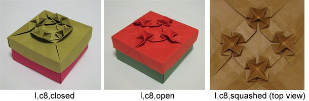 origami tessellation boxes