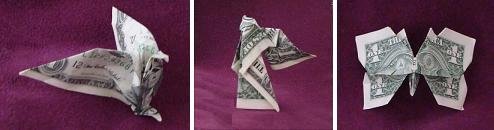 Fukumoto dollar bill origami