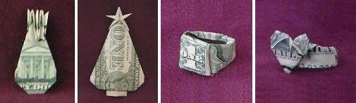 Fukumoto dollar bill origami