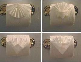 Toilet Paper origami