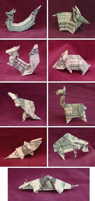 dollar bill origami