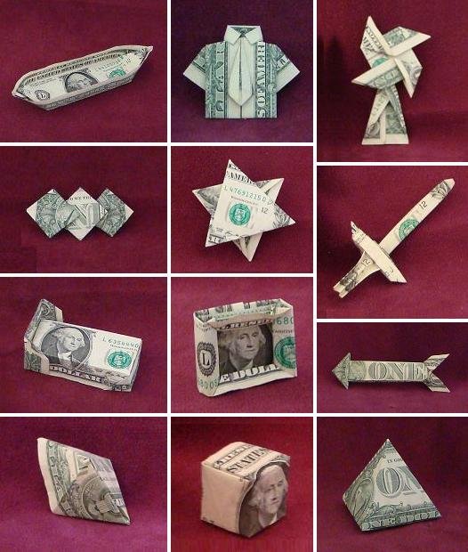 dollar bill origami