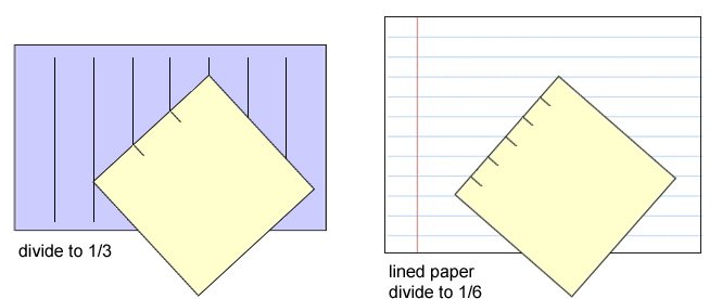 dividing paper