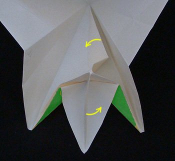 origami fir tree