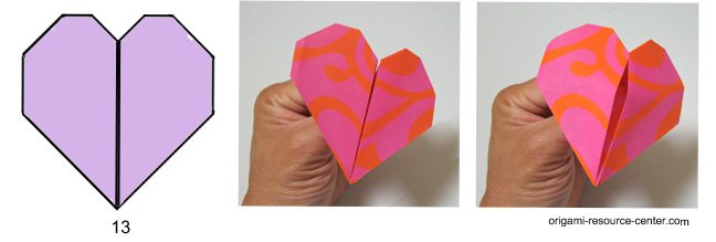 origami heart