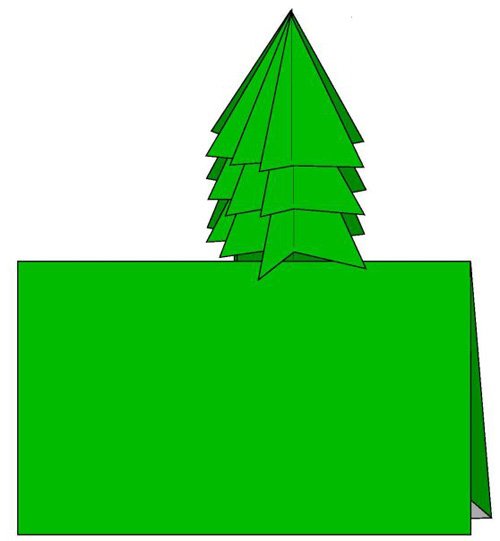 pine tree card