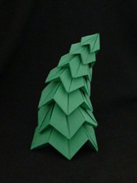 origami Christmas tree