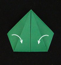 origami Christmas tree