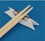 origami chopstick stand