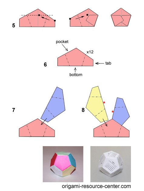 origami calendar