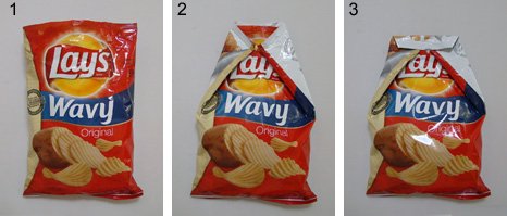 chip bag origami