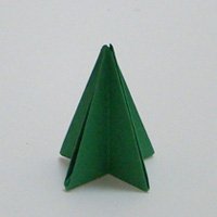 origami christmas tree