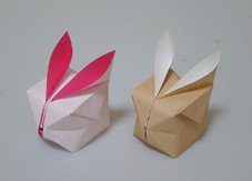 origami balloon easter bunny rabbit