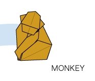 origami monkey gorilla