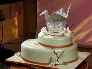 Crane Wedding Cake