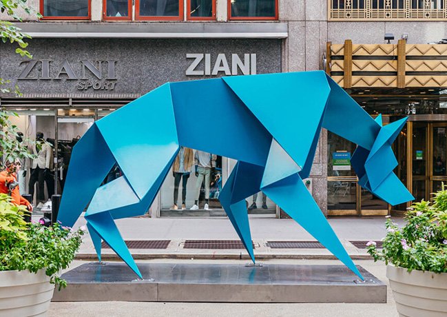 over sized origami