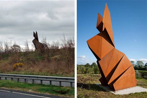 Giant Steel Rabbit