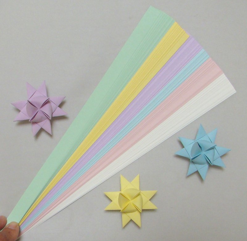 Moravian Star Paper Strips Origami Resource Center
